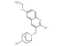 6-ethoxy-3-{[(3-endo)-3-hydroxy-8-azabicyclo[3.2.1]oct-8-yl]methyl}-2-quinolinol