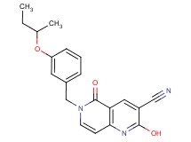 6-(3-sec-butoxybenzyl)-2-hydroxy-5-oxo-5,6-dihydro-1,6-naphthyridine-3-carbonitrile
