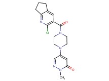 5-{4-[(2-chloro-6,7-dihydro-5H-cyclopenta[b]pyridin-3-yl)carbonyl]-1-piperazinyl}-2-methyl-3(2H)-pyridazinone
