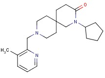 2-cyclopentyl-9-[(3-methylpyridin-2-yl)methyl]-2,9-diazaspiro[5.5]undecan-3-one