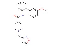 1-(3-isoxazolylmethyl)-N-(3'-methoxy-2-biphenylyl)-4-piperidinecarboxamide