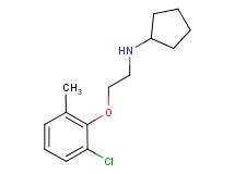 N-[2-(2-chloro-6-methylphenoxy)ethyl]cyclopentanamine trifluoroacetate