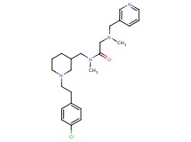 N~1~-({1-[2-(4-chlorophenyl)ethyl]-3-piperidinyl}methyl)-N~1~,N~2~-dimethyl-N~2~-(3-pyridinylmethyl)glycinamide