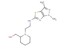 (1-{2-[(1,3-dimethyl-1H-pyrazolo[3,4-d][1,3]thiazol-5-yl)amino]ethyl}piperidin-2-yl)methanol