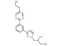1-{3-[3-(5-propyl-2-pyrimidinyl)phenyl]-1H-pyrazol-1-yl}-2-butanol