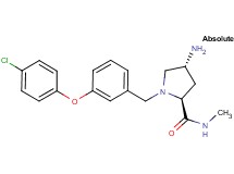 (2S,4R)-4-amino-1-[3-(4-chlorophenoxy)benzyl]-N-methylpyrrolidine-2-carboxamide