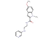 5-methoxy-1-methyl-N-[2-(3-pyridinylamino)ethyl]-1H-indole-2-carboxamide