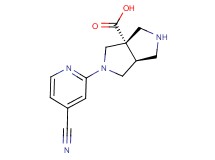 (3aS*,6aS*)-2-(4-cyanopyridin-2-yl)hexahydropyrrolo[3,4-c]pyrrole-3a(1H)-carboxylic acid