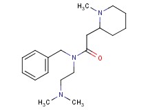 N-benzyl-N-[2-(dimethylamino)ethyl]-2-(1-methylpiperidin-2-yl)acetamide