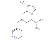 N,N-dimethyl-N'-[(3-methyl-2-thienyl)methyl]-N'-(pyridin-3-ylmethyl)ethane-1,2-diamine