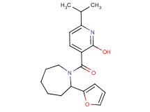 3-{[2-(2-furyl)-1-azepanyl]carbonyl}-6-isopropyl-2-pyridinol