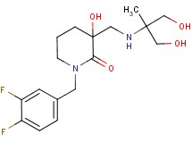 1-(3,4-difluorobenzyl)-3-hydroxy-3-({[2-hydroxy-1-(hydroxymethyl)-1-methylethyl]amino}methyl)piperidin-2-one