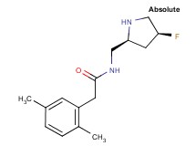 2-(2,5-dimethylphenyl)-N-{[(2S,4S)-4-fluoro-2-pyrrolidinyl]methyl}acetamide hydrochloride