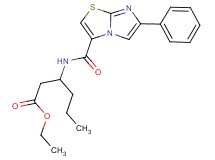 ethyl 3-{[(6-phenylimidazo[2,1-b][1,3]thiazol-3-yl)carbonyl]amino}hexanoate