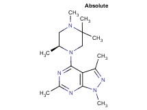 1,3,6-trimethyl-4-[(2S)-2,4,5,5-tetramethyl-1-piperazinyl]-1H-pyrazolo[3,4-d]pyrimidine