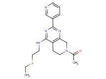 7-acetyl-N-[2-(ethylthio)ethyl]-2-pyridin-3-yl-5,6,7,8-tetrahydropyrido[3,4-d]pyrimidin-4-amine