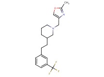 1-[(2-methyl-1,3-oxazol-4-yl)methyl]-3-{2-[3-(trifluoromethyl)phenyl]ethyl}piperidine