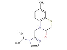 4-[(1-isopropyl-1H-imidazol-2-yl)methyl]-7-methyl-2H-1,4-benzothiazin-3(4H)-one
