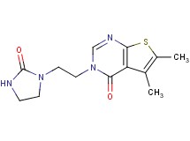 5,6-dimethyl-3-[2-(2-oxoimidazolidin-1-yl)ethyl]thieno[2,3-d]pyrimidin-4(3H)-one