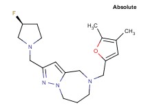 5-[(4,5-dimethyl-2-furyl)methyl]-2-{[(3S)-3-fluoro-1-pyrrolidinyl]methyl}-5,6,7,8-tetrahydro-4H-pyrazolo[1,5-a][1,4]diazepine