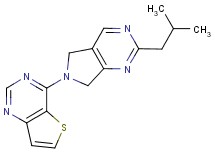 4-(2-isobutyl-5,7-dihydro-6H-pyrrolo[3,4-d]pyrimidin-6-yl)thieno[3,2-d]pyrimidine