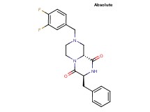 (3S,9aR)-3-benzyl-8-(3,4-difluorobenzyl)tetrahydro-2H-pyrazino[1,2-a]pyrazine-1,4(3H,6H)-dione