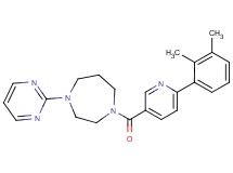 1-{[6-(2,3-dimethylphenyl)pyridin-3-yl]carbonyl}-4-pyrimidin-2-yl-1,4-diazepane
