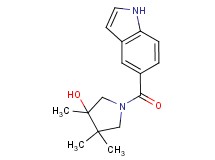 1-(1H-indol-5-ylcarbonyl)-3,4,4-trimethylpyrrolidin-3-ol