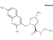 (2S,4R)-4-amino-N-ethyl-1-[(2-hydroxy-7-methylquinolin-3-yl)methyl]pyrrolidine-2-carboxamide