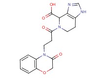 5-[3-(3-oxo-2,3-dihydro-4H-1,4-benzoxazin-4-yl)propanoyl]-4,5,6,7-tetrahydro-1H-imidazo[4,5-c]pyridine-4-carboxylic acid