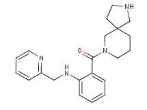 2-(2,7-diazaspiro[4.5]dec-7-ylcarbonyl)-N-(pyridin-2-ylmethyl)aniline