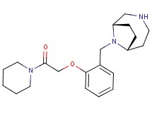 (1S*,6R*)-9-[2-(2-oxo-2-piperidin-1-ylethoxy)benzyl]-3,9-diazabicyclo[4.2.1]nonane