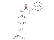 N-1-azabicyclo[2.2.2]oct-3-yl-N'-{4-[(2-methylprop-2-en-1-yl)oxy]phenyl}urea