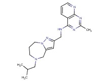 N-[(5-isobutyl-5,6,7,8-tetrahydro-4H-pyrazolo[1,5-a][1,4]diazepin-2-yl)methyl]-2-methylpyrido[2,3-d]pyrimidin-4-amine