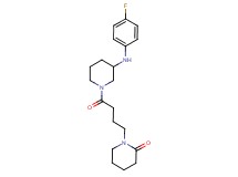 1-(4-{3-[(4-fluorophenyl)amino]-1-piperidinyl}-4-oxobutyl)-2-piperidinone