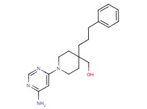 [1-(6-aminopyrimidin-4-yl)-4-(3-phenylpropyl)piperidin-4-yl]methanol