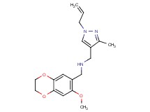 1-(1-allyl-3-methyl-1H-pyrazol-4-yl)-N-[(7-methoxy-2,3-dihydro-1,4-benzodioxin-6-yl)methyl]methanamine