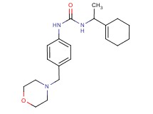 N-(1-cyclohex-1-en-1-ylethyl)-N'-[4-(morpholin-4-ylmethyl)phenyl]urea