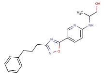 2-({5-[3-(3-phenylpropyl)-1,2,4-oxadiazol-5-yl]pyridin-2-yl}amino)propan-1-ol
