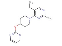 5-ethyl-2-methyl-4-[4-(pyrimidin-2-yloxy)piperidin-1-yl]pyrimidine