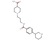 1-{3-[(4-piperidin-3-ylbenzoyl)amino]propyl}piperidine-4-carboxamide
