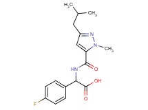 (4-fluorophenyl){[(3-isobutyl-1-methyl-1H-pyrazol-5-yl)carbonyl]amino}acetic acid