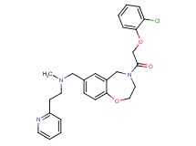 ({4-[(2-chlorophenoxy)acetyl]-2,3,4,5-tetrahydro-1,4-benzoxazepin-7-yl}methyl)methyl[2-(2-pyridinyl)ethyl]amine