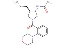 N-{(3S*,4R*)-1-[2-(4-morpholinyl)benzoyl]-4-propyl-3-pyrrolidinyl}acetamide