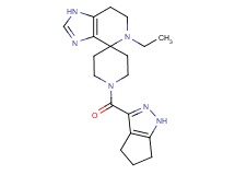 5-ethyl-1'-(1,4,5,6-tetrahydrocyclopenta[c]pyrazol-3-ylcarbonyl)-1,5,6,7-tetrahydrospiro[imidazo[4,5-c]pyridine-4,4'-piperidine]
