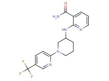 2-({1-[5-(trifluoromethyl)-2-pyridinyl]-3-piperidinyl}amino)nicotinamide