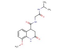 N-[2-(isopropylamino)-2-oxoethyl]-8-methoxy-2-oxo-1,2,3,4-tetrahydroquinoline-4-carboxamide