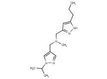 1-(1-isopropyl-1H-pyrazol-4-yl)-N-methyl-N-[(5-propyl-1H-pyrazol-3-yl)methyl]methanamine