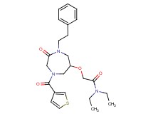N,N-diethyl-2-{[2-oxo-1-(2-phenylethyl)-4-(3-thienylcarbonyl)-1,4-diazepan-6-yl]oxy}acetamide