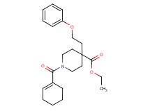 ethyl 1-(1-cyclohexen-1-ylcarbonyl)-4-(2-phenoxyethyl)-4-piperidinecarboxylate